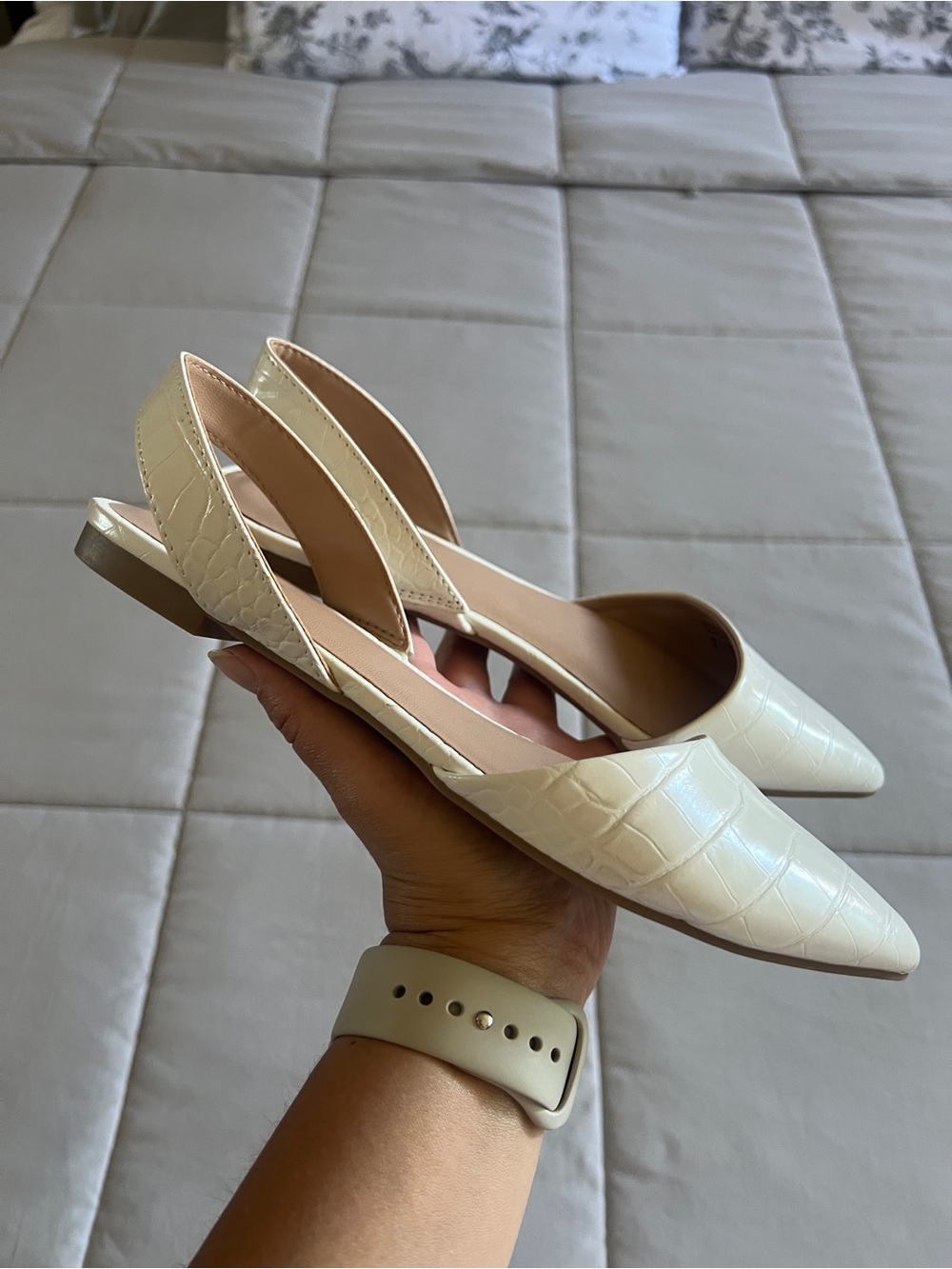 Call It Spring Pointed Toe Slingback Flats - Picture 3 of 7
